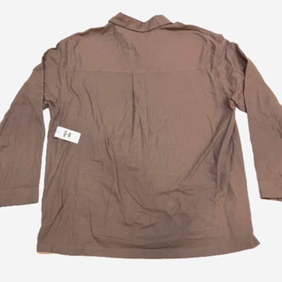 Mode of One Men's Relaxed Fit Flannel Wovens Shirt Soft Moon Size XL - Picture 5 of 8